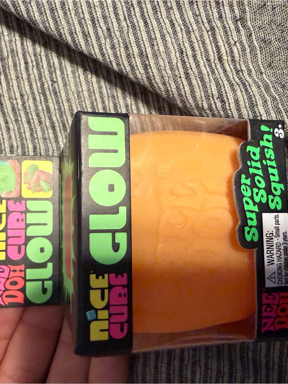 Orange Needoh glow cube nice cube